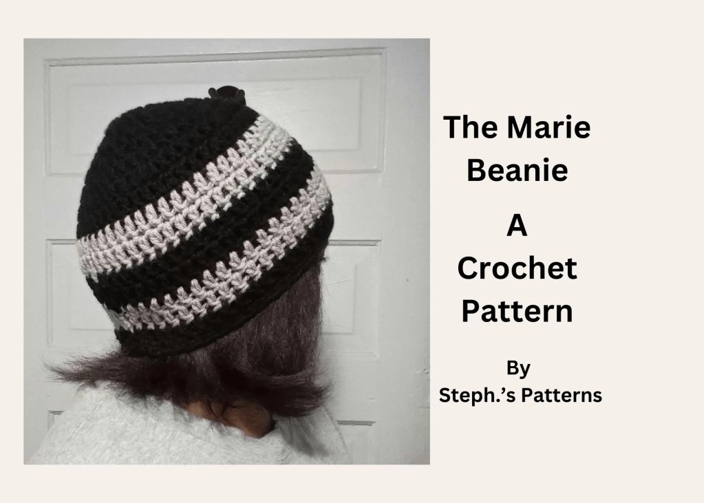 Crochet Hat Pattern, The Marie&nbsp;Beanie